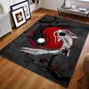 Pisces Yin Yang Art Print Carpet for Living Room Bedroom Bedside Sofa Floor Mat Modern Home Decor Area Rug Large Size