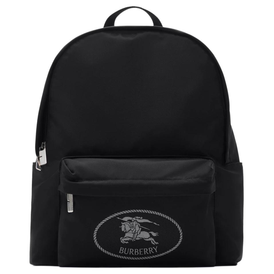 Burberry EKD Logo Nylon Backpack Black Travel School Rucksack 81113301
