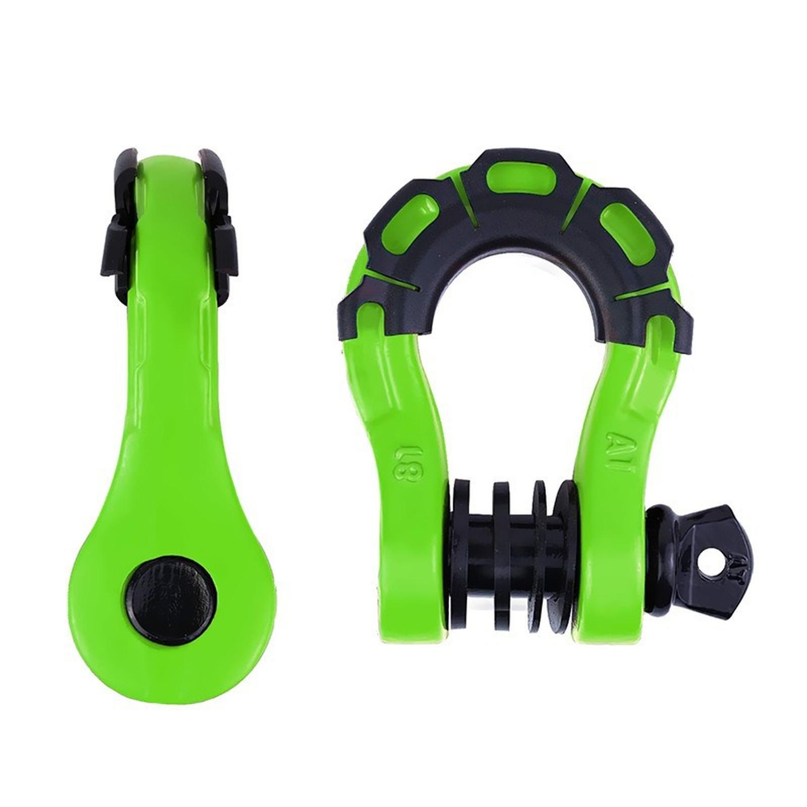 

Off-road Vehicle Trailer Hook Large 3/4 Bow Shackle 8 Tons, Modified One Size зелёный