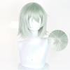Anime Yani Neko Chainsmoker Cosplay Wig Yaniko Sato Yanineko Green Short Hair Heat Resistant Wigs Party