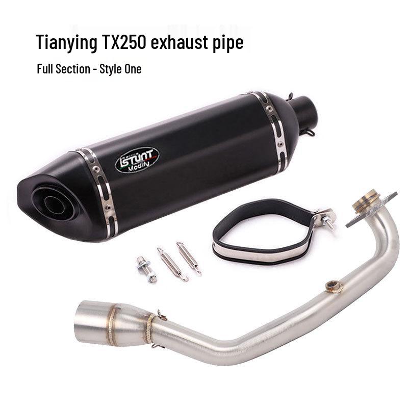 Skyhawk TX250 Exhaust Modification: Front & Full Section Muffler