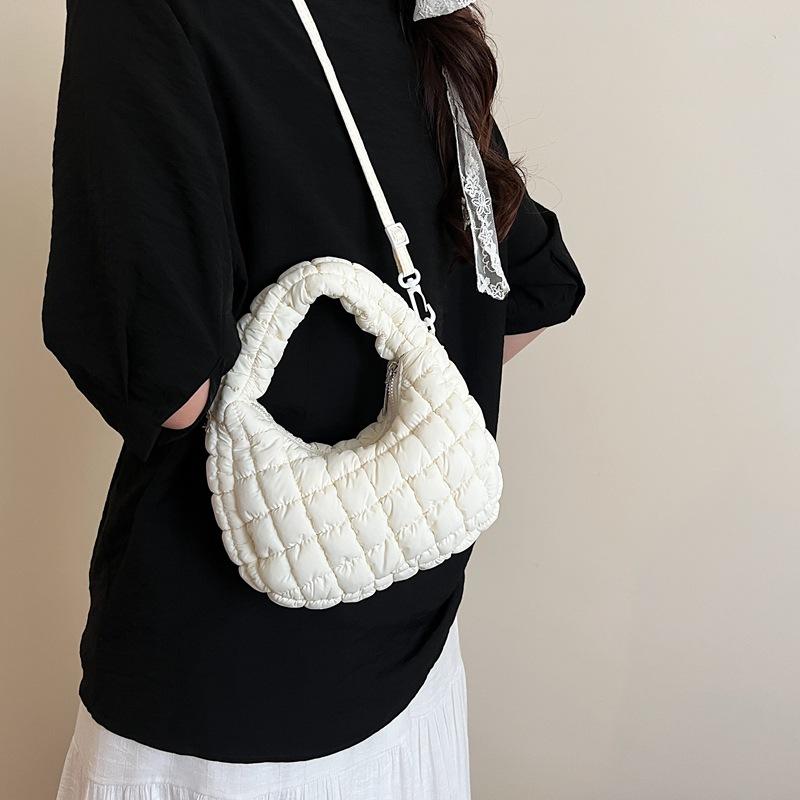 Hand Carry Small Square Bag Women's New Casual Light Casual Commuting Shoulder Messenger Bag