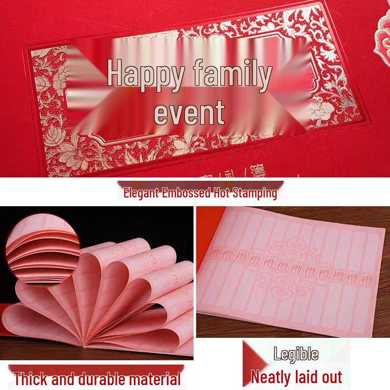 Wedding Gift Money & Guest Signature Book - Complete Celebration Booklet