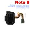 Aiinant Home Button Touch ID Fingerprint Sensor Flex Cable For Samsung Galaxy Note 4 5 7 8 9 10 20 Plus Lite Ultra