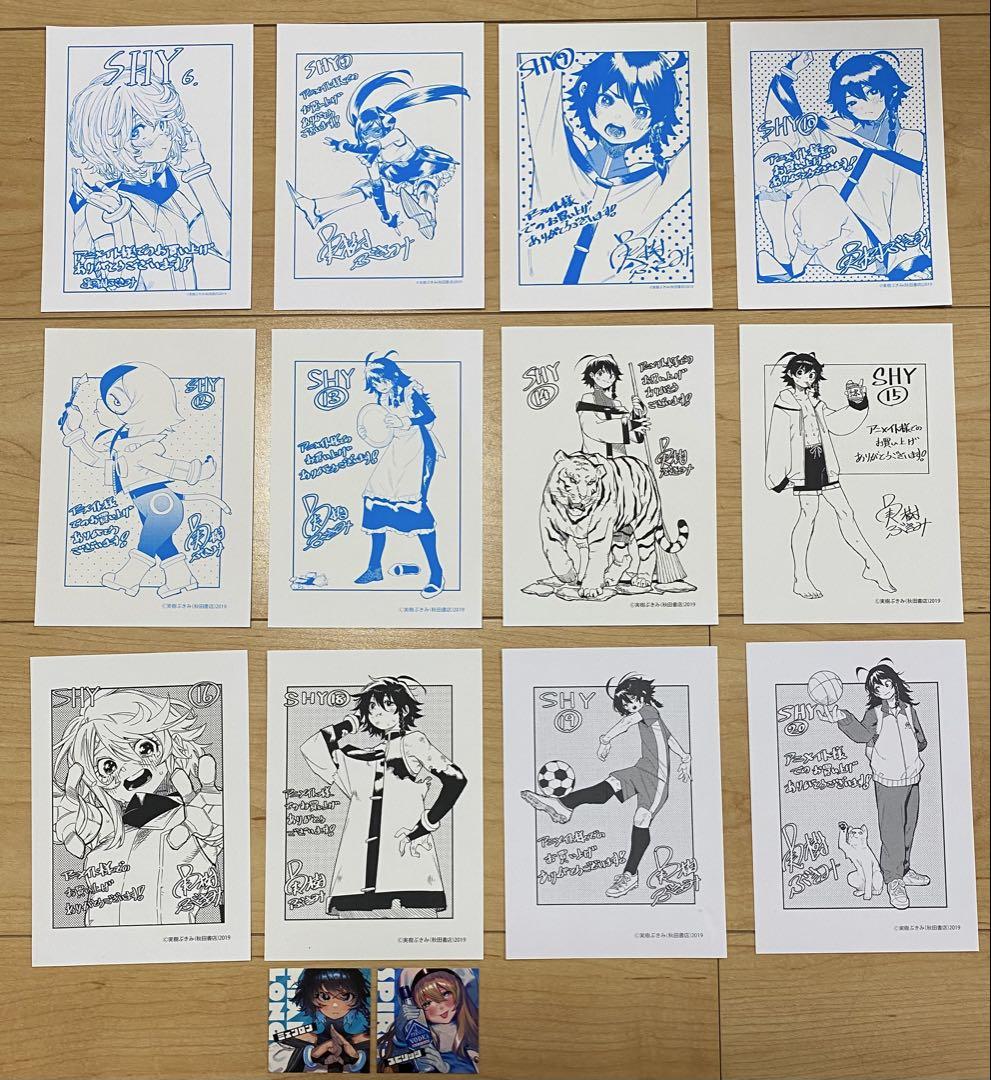 

[USED] SHY Shy Bonus Illustration Paper 12 Types