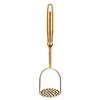 Stainless Steel Food Masher with Gourd Handle