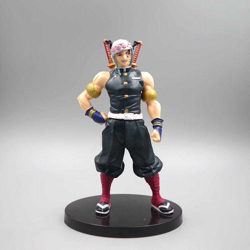 Highquality Pvc Demon Slayer Action Figures Collection Including Mitsuri Muichiro Tengen Kyojuro Obanai Kanao Sanemi Elegant Decorations