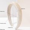 Luxury Sparkling Full Diamond Wide Headband Retro Baroque Style Hair Accessory for Women Evening Party Prom Gown Match