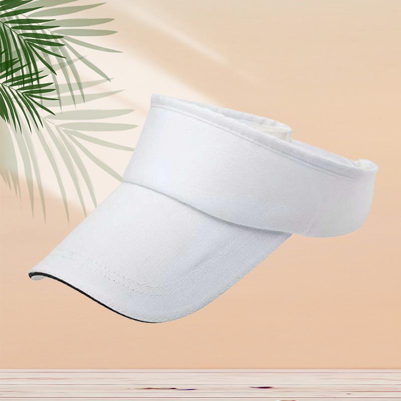 Outdoor sun hat empty top hat sun hat embroidered spring and summer sun protection hat