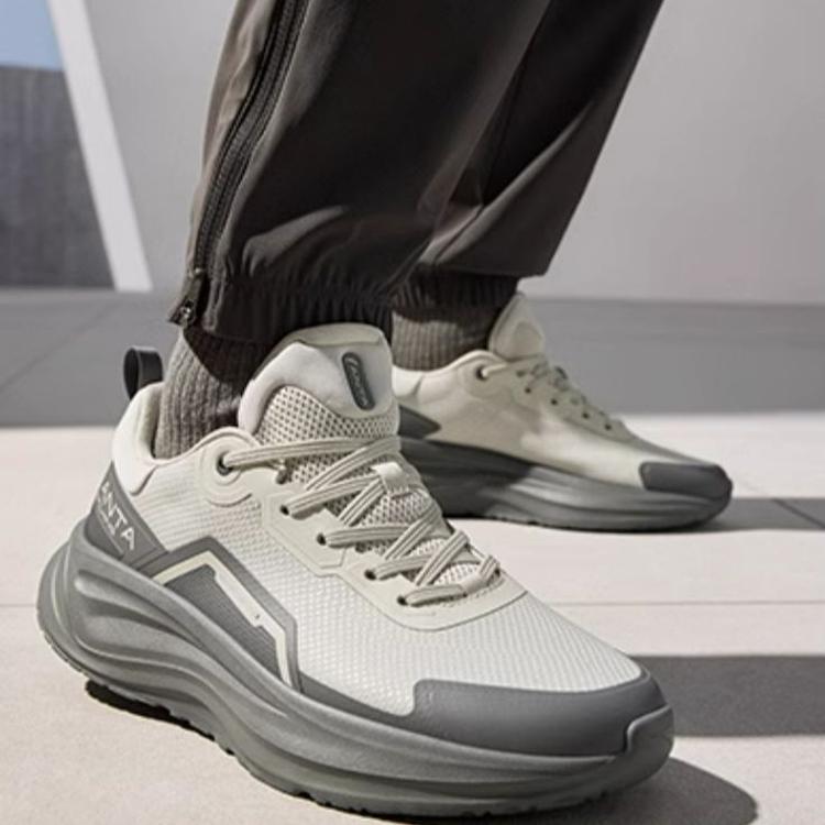 Anta Comfortable Versatile Shock Absorbing Non-Slip Durable Low-Top Training Shoes Men sneaker Gray 112517719-2