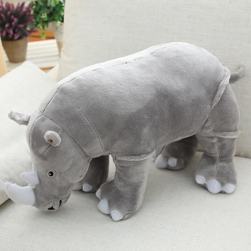 

Rhino doll plush toy calf doll rag doll children soothe sleep throw pillow girl birthday gift 40cm（0.25kg）