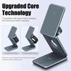Alloy 3 In 1 Wireless Charger Stand Magnetic Fast Charging Station For iPhone 16 15 14 13 Pro Max Samsung  Watch