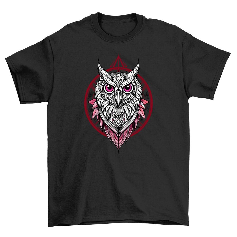 Gothic_69 Owl T-Shirt - Hootin' and Stylin' in Style! 100% Cotton, Funny Shirt Wit