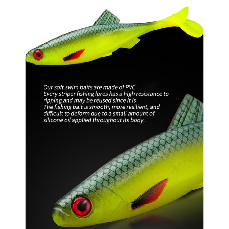 20cm 56g Plastic Paddle Tail Swimbaits T Tail Baits Soft Fishing Tackle Accessories Artificial Baits Fishing Lure Baits