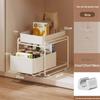 Multi-layer Kitchen Cabinet Pull-out Rack: Multi-functional Organizer & Seasoning Shelf