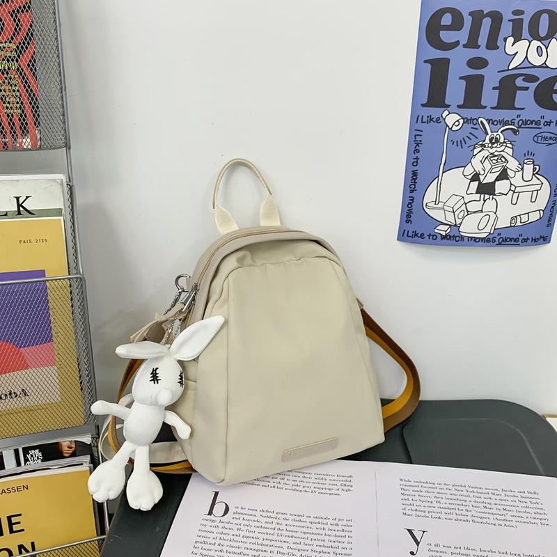 Schoolbag small schoolbag female commuter mommy bag double shoulder sports bag college student class backpack fashion crossbody shoulder bag tide