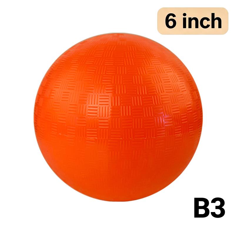 Easy to Inflate Rubber Kickball Bouncy Playground Ball for Kids Backyard School Holiday Family Fun Games