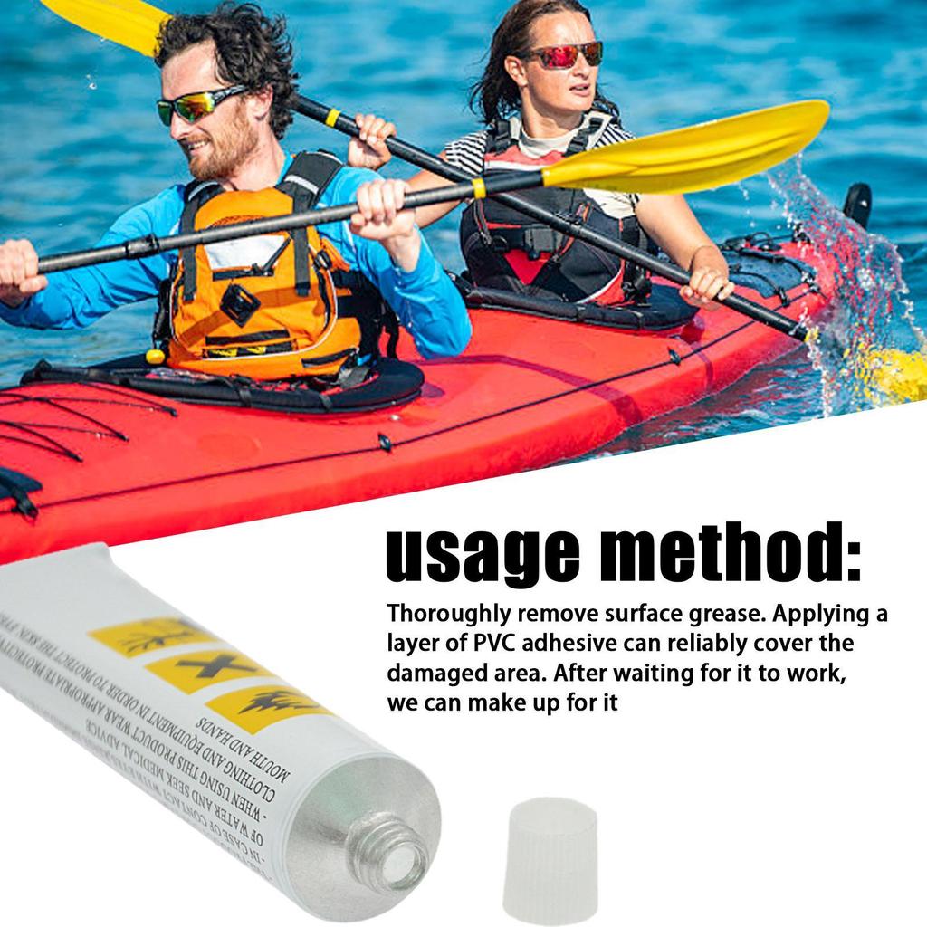 SUPs Repair Glue Tubes PVC Self-adhesive Inflatable Boat Paddle Board Kayak Tube Repair Glue Swimming Pools Repair Tools