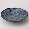 Mino Ware Qinghai Wave -Edo Komon- Noodle Plate W20237