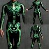 3D Digital Printing Stage Performance Costumes Adults Halloween Events Carnival Theme Party Cosplay Outfit Pretend Game Jumpsuit