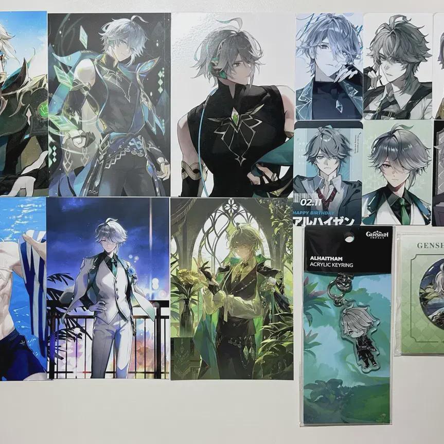 

Bulk Sell Of Wonshin Alhaitam Postcard, Focacca, Can Badges, And Keyring