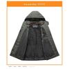 Men's Mid-Length Extra Thick Winter Jacket - Cotton-Padded Velvet Lined Warm Cold-Proof Windproof & Waterproof