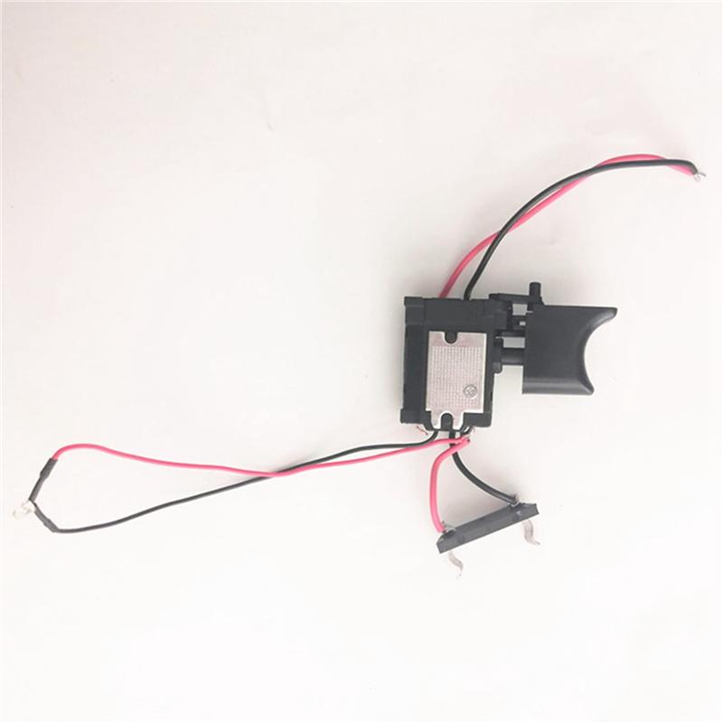 3X 7.2V- 24V Drill Speed Controller Drill Switch Lithium Battery Cordless Drill Speed Control Trigger Switch With Light-B61B