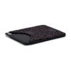 Indenya Pass Case Card Holder Deer Leather Made In Japan Traditional Craftsmanship No.2525 (Purple Base - Black Lacquer Clematis) 10.6x7.1cm Outer