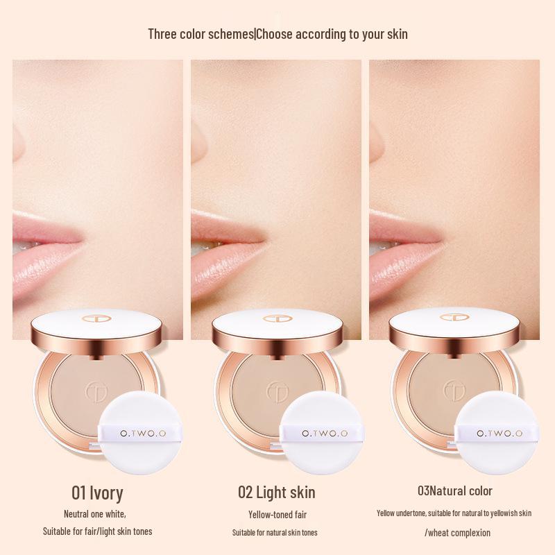 O.TWO.O Silky Skin Oil-Control Setting Powder & Concealer - Honey Light SC025