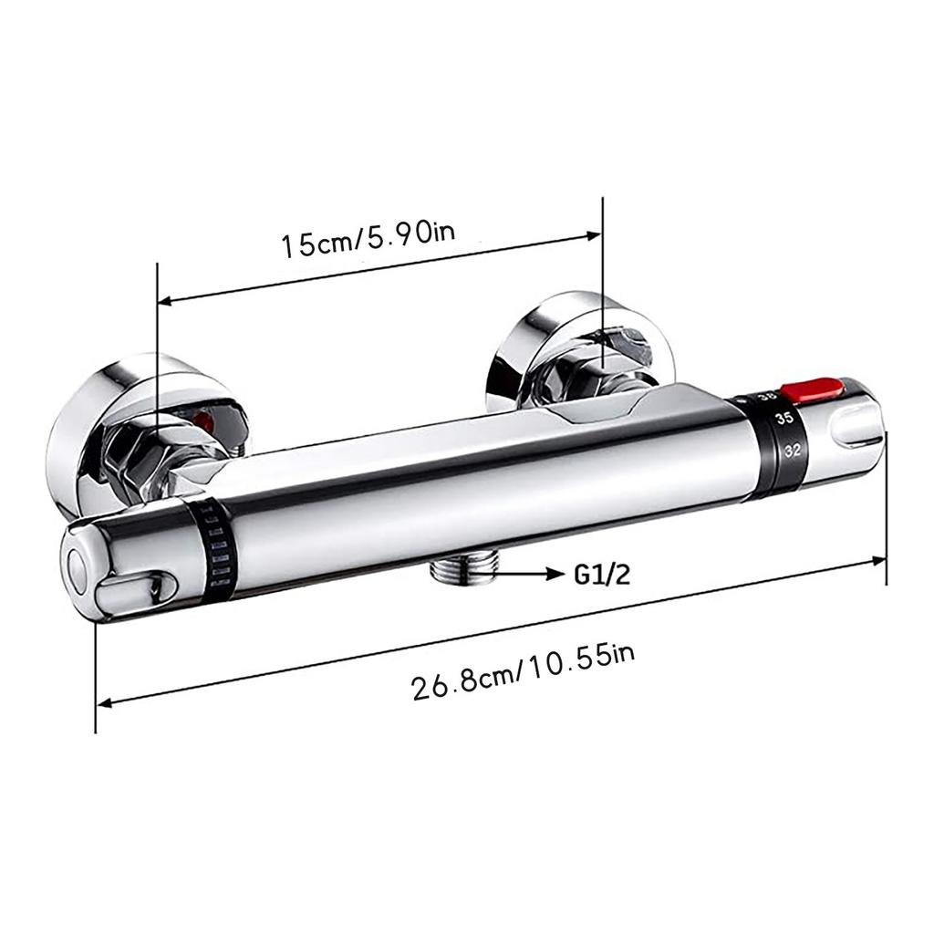 Multifunctional Four-stage Faucet In-wall Thermostatic Bath Faucet