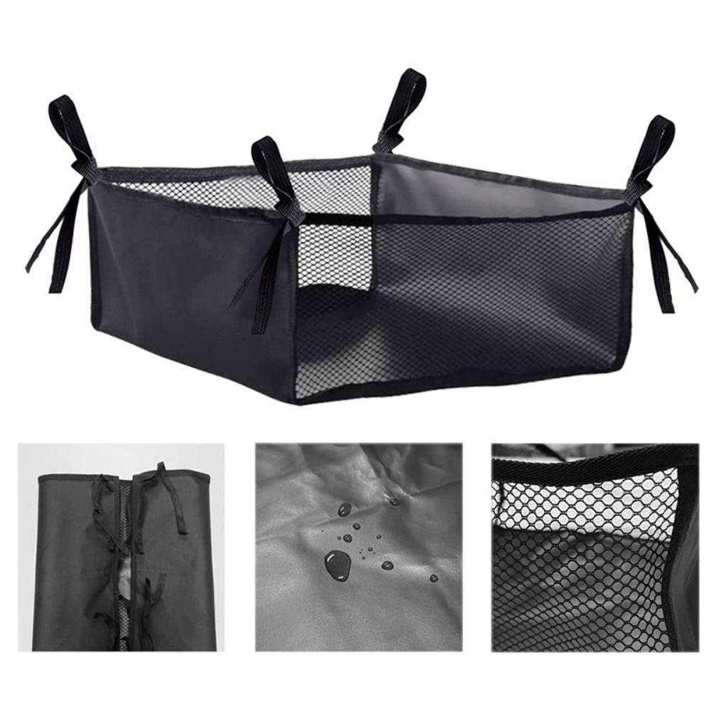 Portable Stroller Storage Basket Hanging Under Table Storage Net for Outdoor