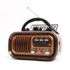 Vintage Solar Portable Multifunctional Three-band Radio Card Radio Bluetooth Speakers