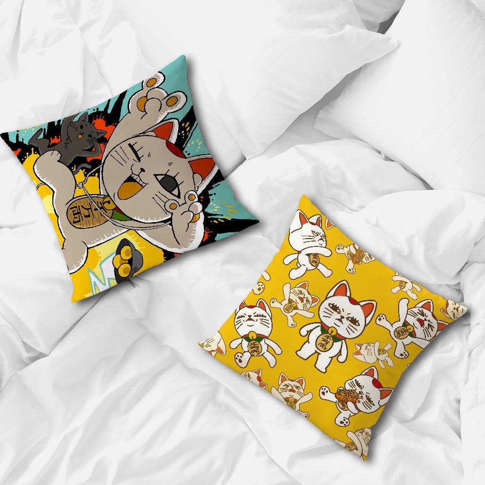 Manga Anime T-Turbo Granny Cat Comfortable Soft Pillow Case For Sofa Living Room Home Office Decor And Protective Covers