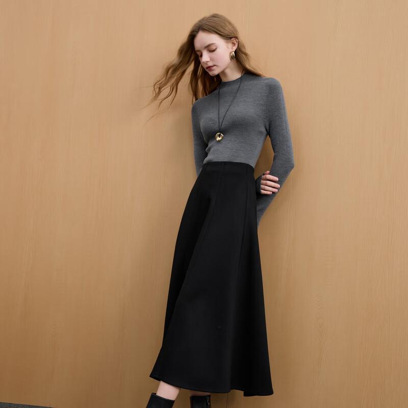 

Sancai Women s Machine Washable Merino Wool Slim-Fit Knit Sweater XL