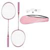 1Pair Shuttlecocks Racquet Sports Set Light Weight Double Badminton Racket Indoor Outdoor Sports Accessories Enduring