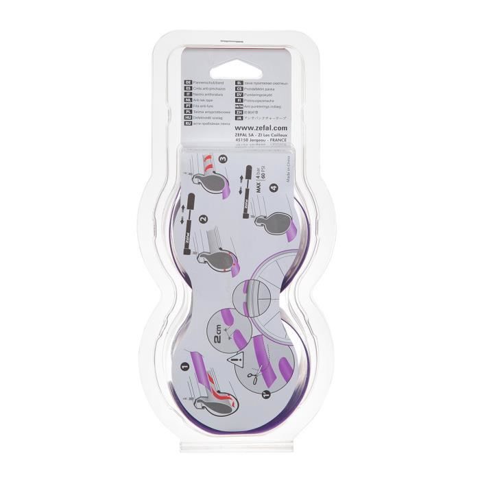 Zefal bande anticrevaison z-liner vtt enduro zr dh, largeur 50 mm