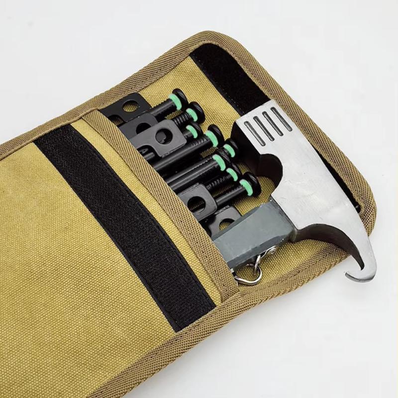Oxford Fabric Outdoor Camping Wind Rope Storage Bag Waterproof Durable Portable Pouch for Hiking Backpacking Outdoor Trips