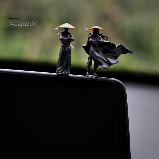 Car Dashboard Ornament Figure Sculpture Waterproof Easy To Clean Dollhouse Statue Office Desk Decoration