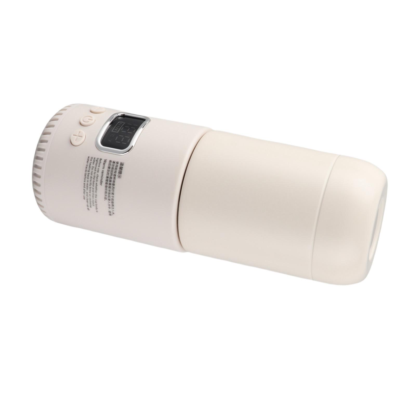 Warmwaterkruik Reizen Elektrische Waterkoker Draadloos Verwarmen, Draagbare 400ml Constante Temperatuur Waterfles, Ideaal voor Reizen Buiten