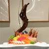 Realistic Fake Tree Branch Resin Sculpture For Japanese Sushi Restaurant Displays And Parties Sashimi Plate Decoration