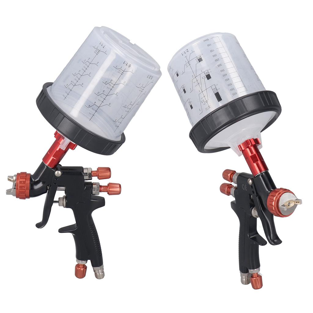 Spray Gun Aluminum Alloy Body Stainless Steel Head Amplitude Adjustable Professional Car Air Spray