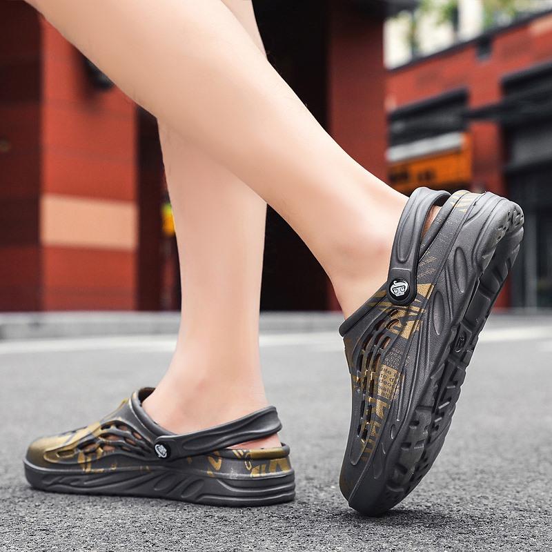 Sandaler for menn Sommersko Tresko Hagesko Fritidssko Strandsko Halvtøfler