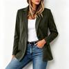 Women's Fashion Color Long Sleeve Versatile Casual Jacket for Work and Daily Wear