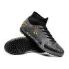 Men/Women's Lightning Camouflage Football Boots Rubber Soft Sole Short Nail Artificial Turf Youth Children Football Shoes