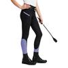 Kids Girls Horse Riding Tights Color Blocked Non Slip Full Seat Breeches with Pockets Belt Loop for Equestrian Sports