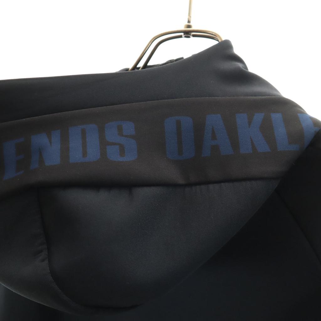 OAKLEY Long sleeve Zip hoodie S black Men's Used