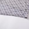 Xiangying Irregular Plaid High-Waist A-Line Skirt