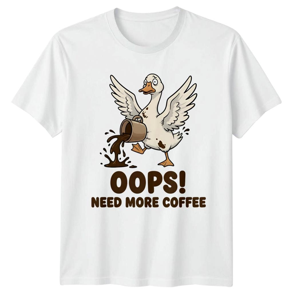 Oops Need More Coffee TShirt Gift For Him And Her