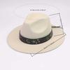 European and American Women's Retro Cowboy Top Hat, Jazz Hat, Autumn and Winter British Woolen Felt Hat, Men's Top Hat, Autumn and Winter Hat