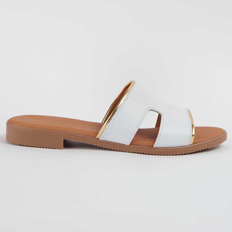 Sandalia De Piel Para Mujer. Purapiel Hacca 102707